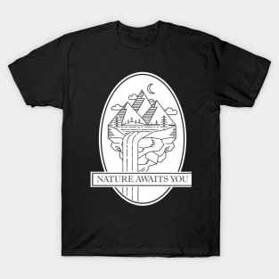 Nature Awaits You Wanderlust Collection T-Shirt